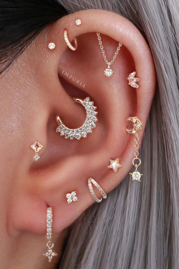 Cute and Fashionable Ear Piercing Guide! The 5 perfect Spots To Pierce Your  Ears♡ – shoushoume