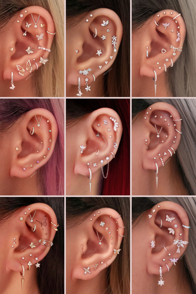 Pretty Ear Curation Placement Ideas – www.Impuria.com