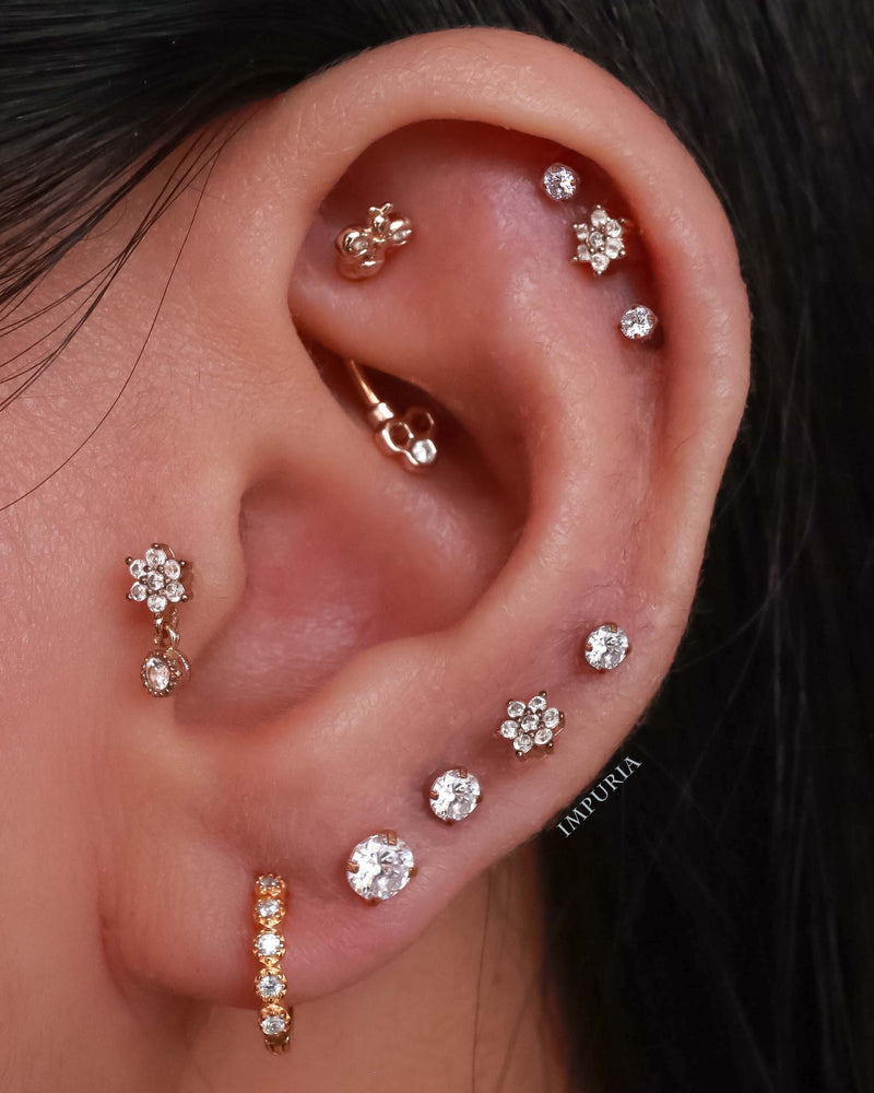 cute industrial piercing bars