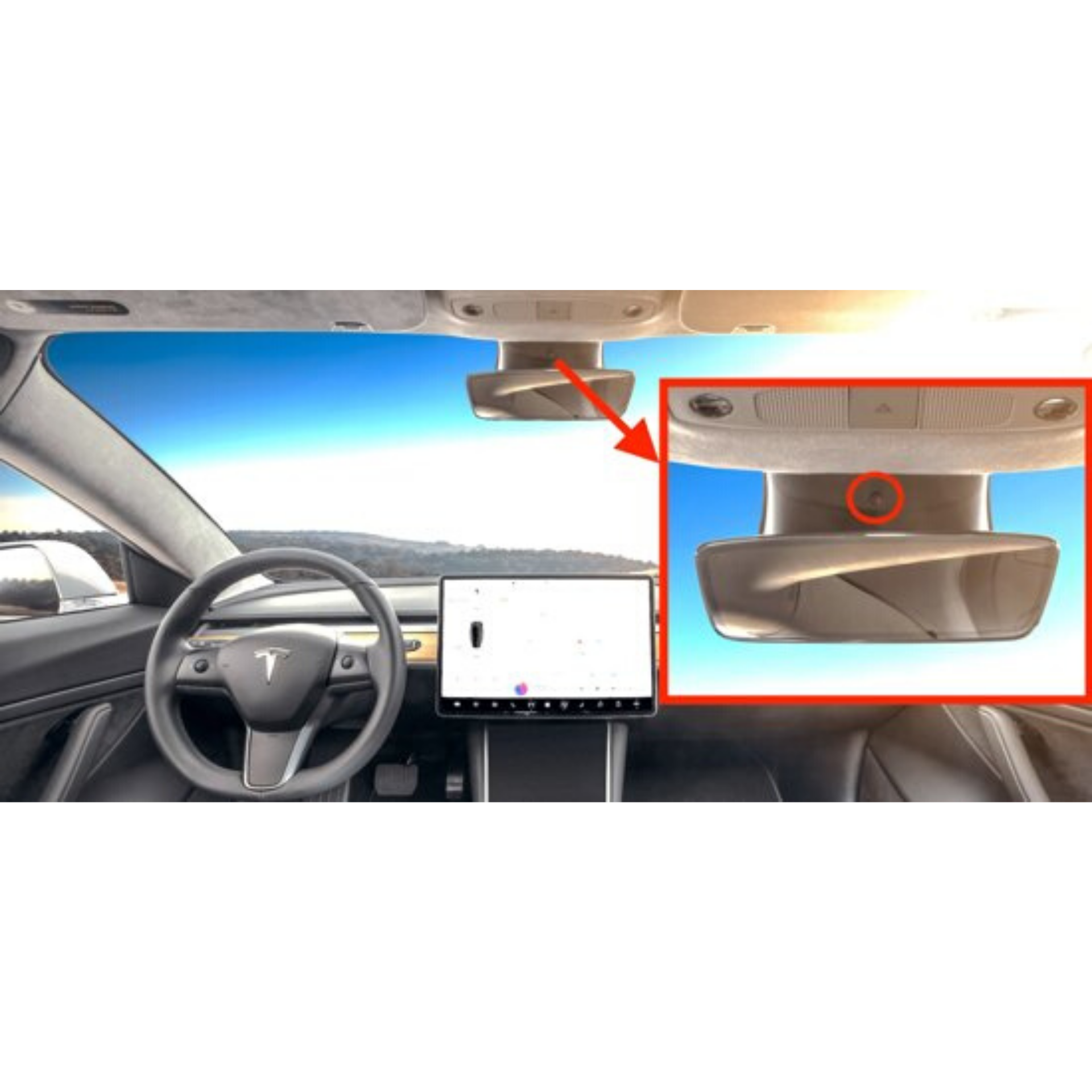 Handelsmerk Stuwkracht tint Tesla Model 3 Y Webcam Cover Privacy Bescherming Auto Accessoire Interieur Camera  Beveiliging Zwart – Mijn-Tesla