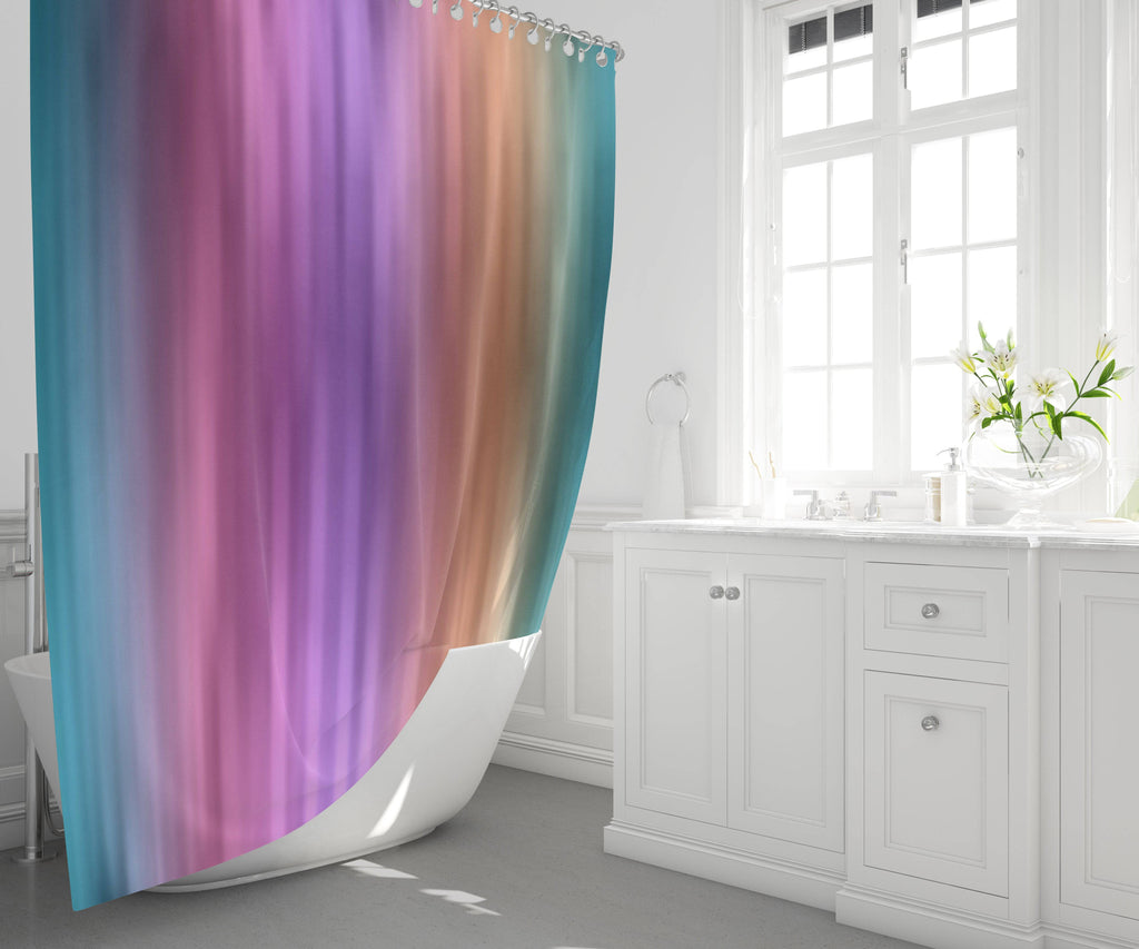 Boho Shower Curtain Bobo Purple Shower Curtain, Cool Cute Bathroom  Accessories, Hippie Decor, Housewarming Gift, Extra long Shower Curtain