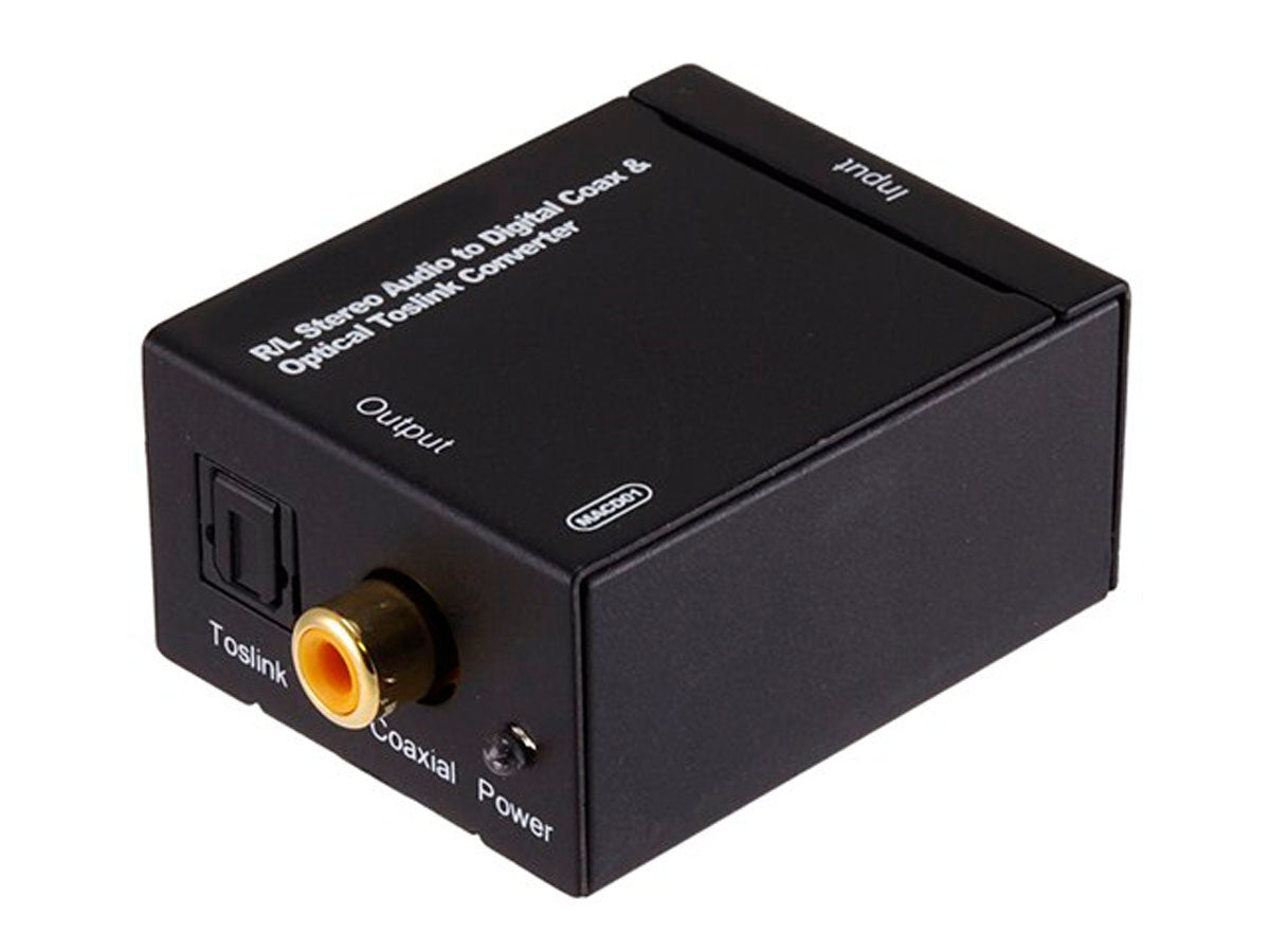 optical audio splitter 1 in 2 out