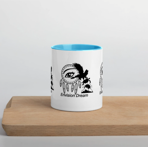 Envision Dream Sip & Think Blue Mug