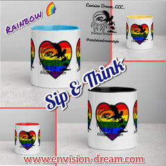 Envision Dream Sip & Think Rainbow Mug