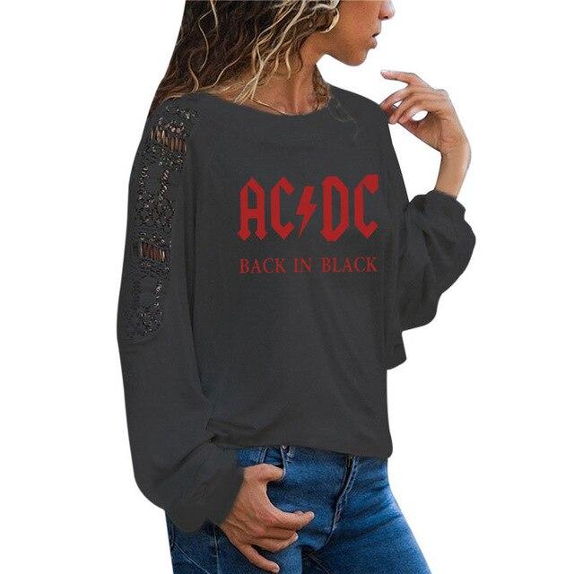 ac dc t shirts for women