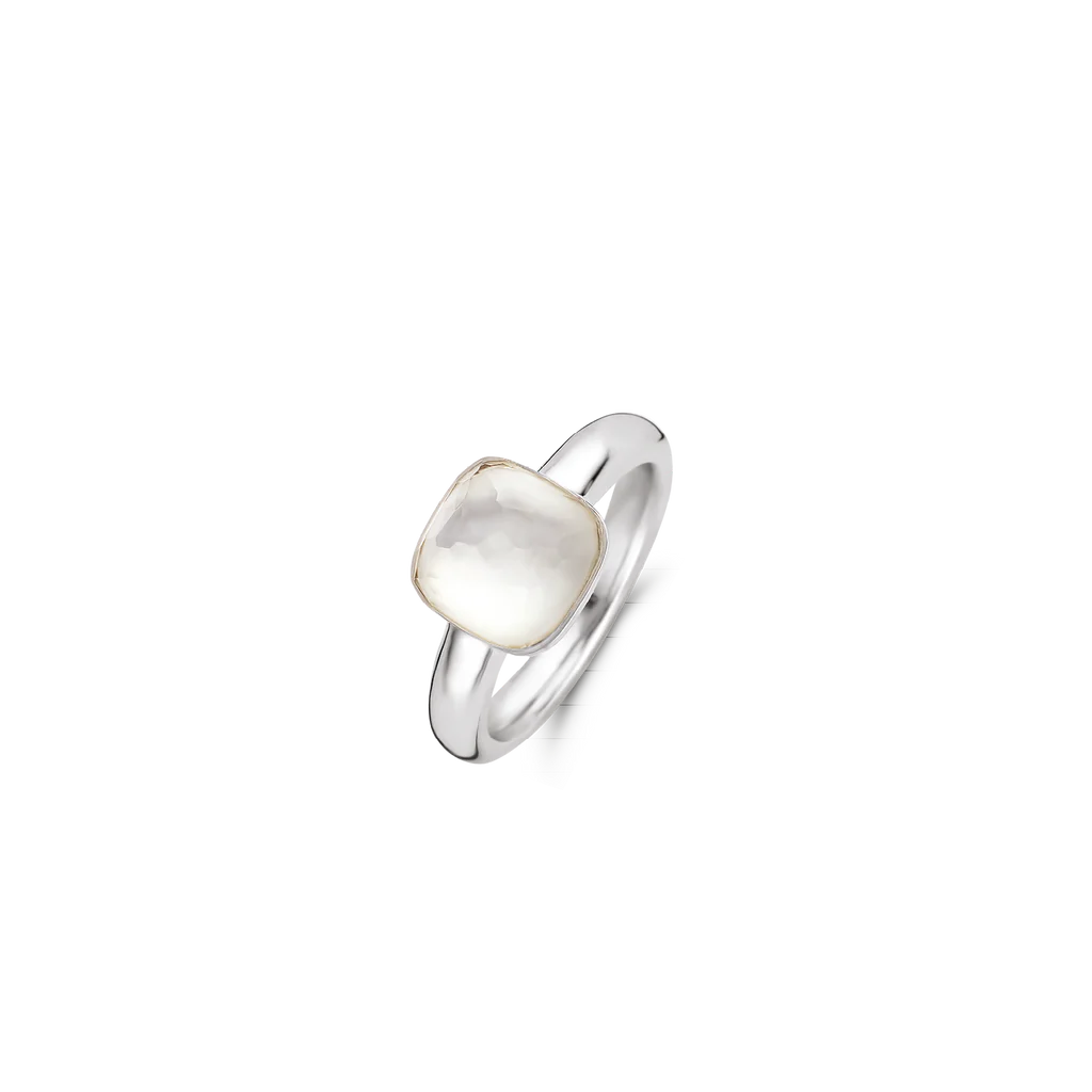 Quartz Cushion Ring