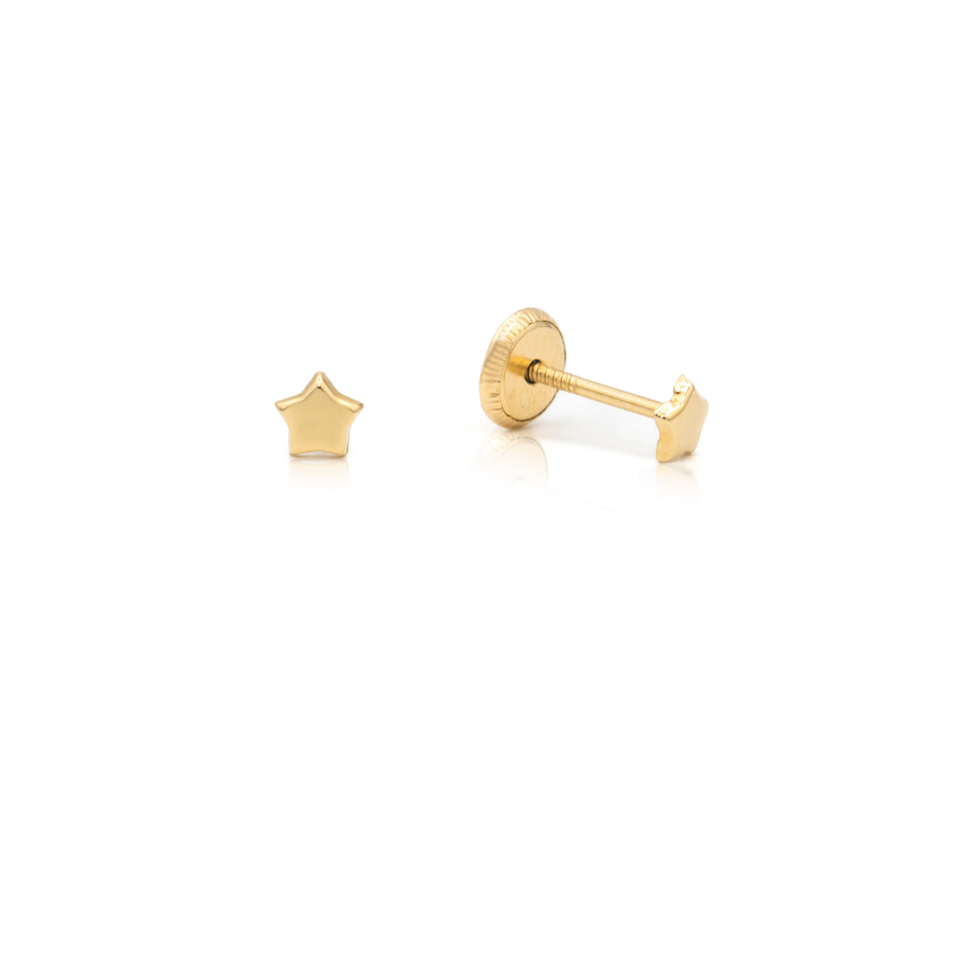 4MM Star Stud Earrings