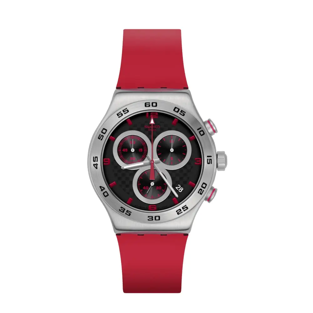 Crimson Carbonic Red Watch