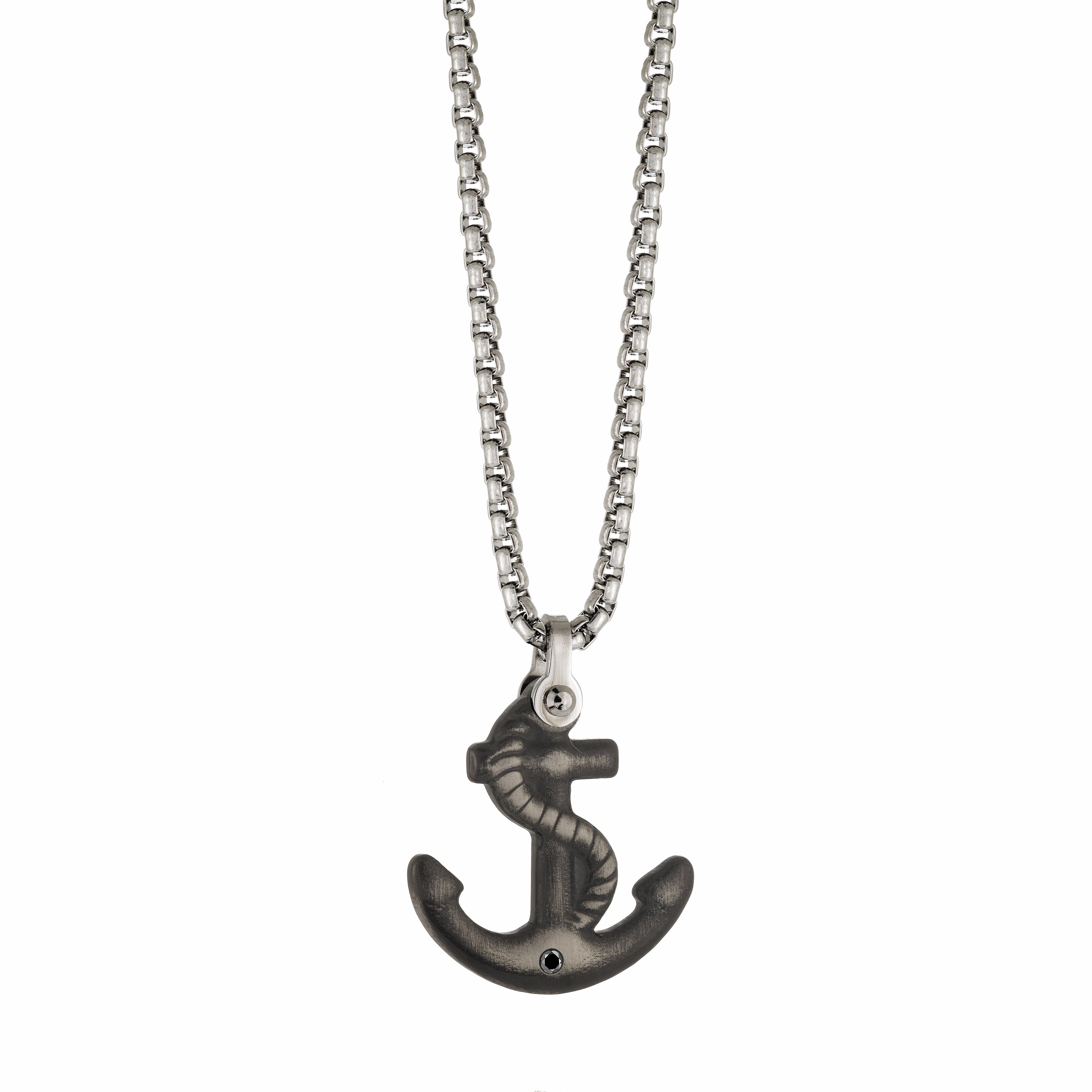 Anchor and Rope Necklace