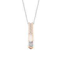 Rose/Quartz Arrow Necklace