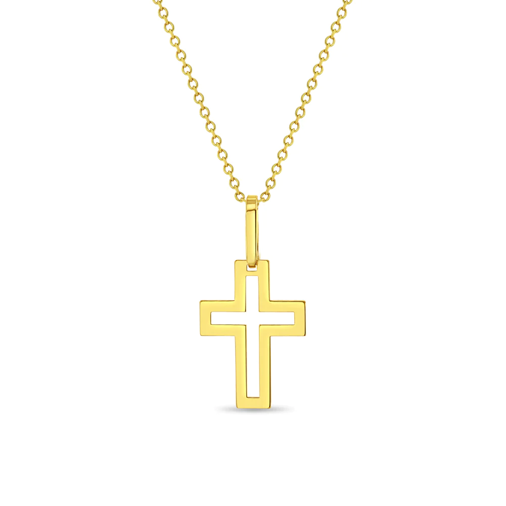 Open Cross Kids Necklace