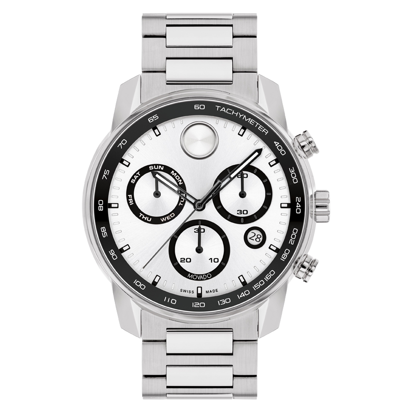 Bold Verso 44MM Steel Panda Watch