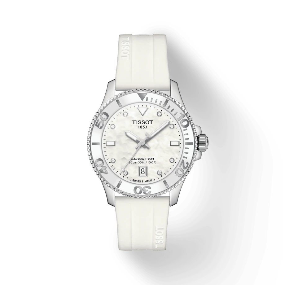 Seastar 1000 Mother Pearl/Diamonds 36MM Watch