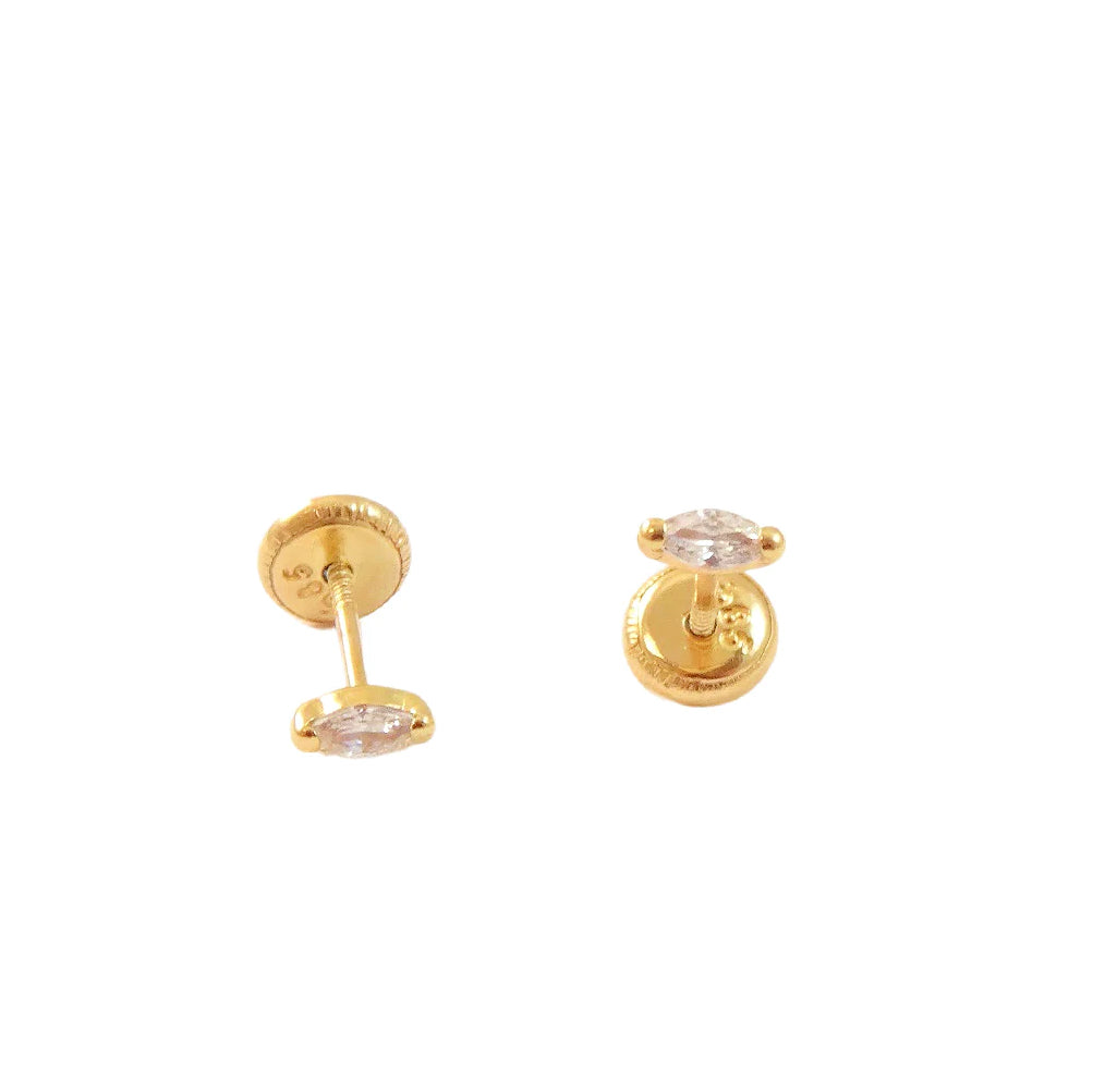 Marquise 6mm Stud Earrings