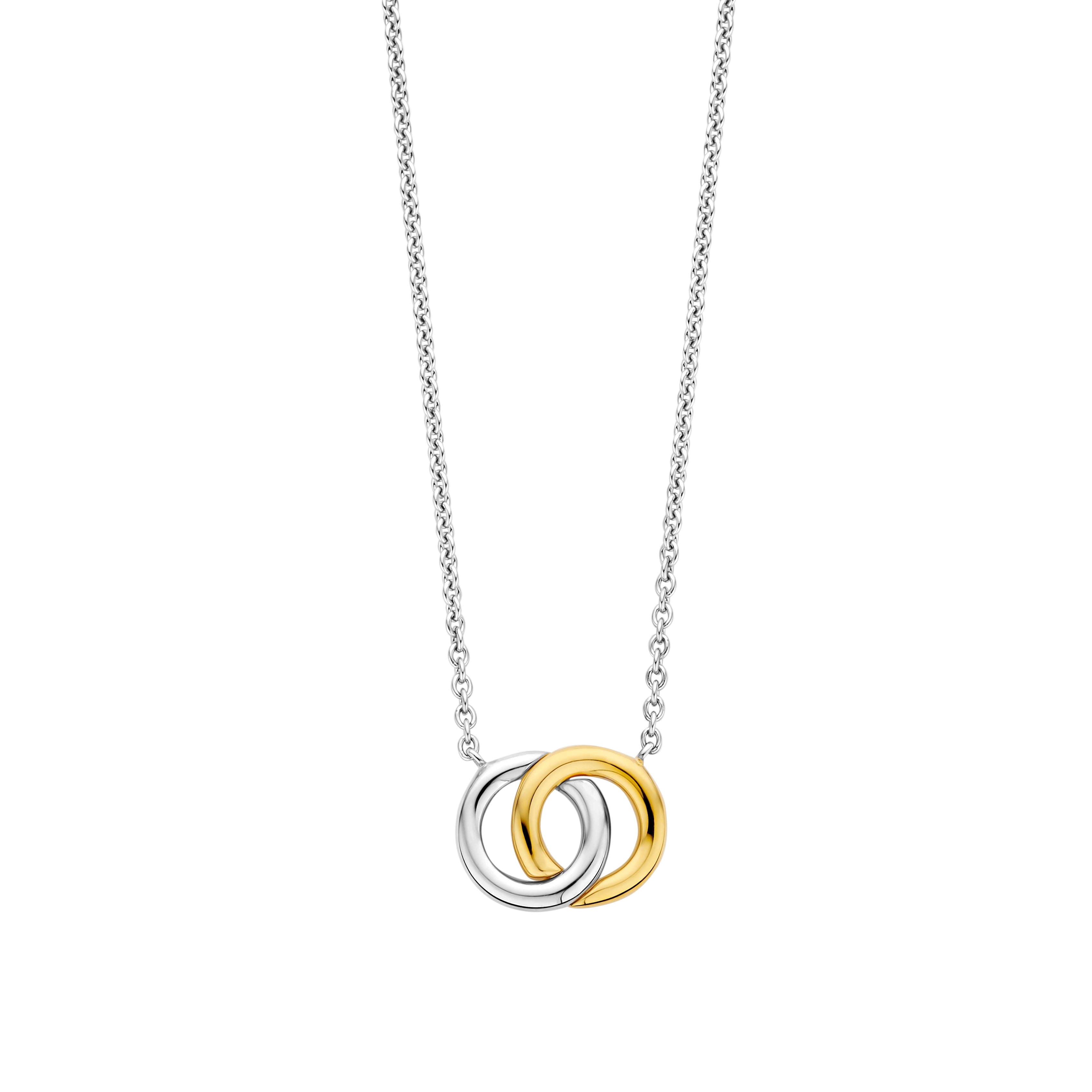 Linked Forever Two Tone Necklace