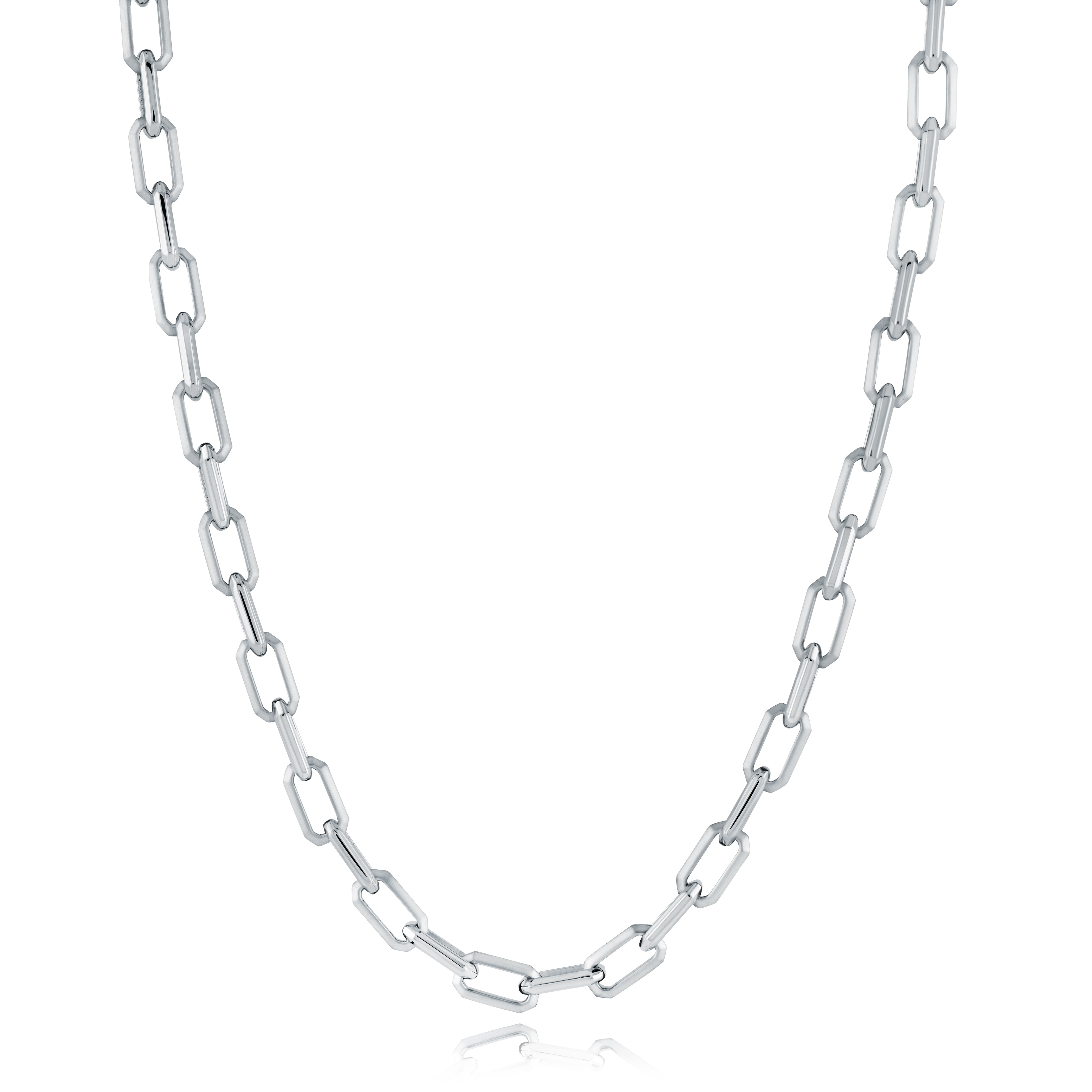 Rectangle Link Steel Chain