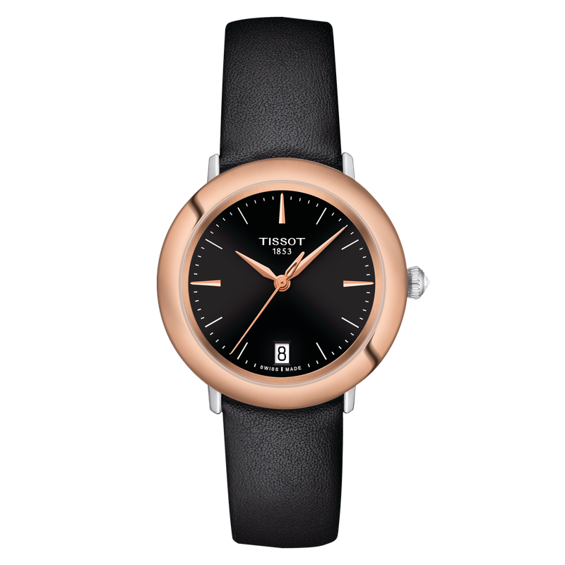 Glendora Rose/Black 33MM Watch