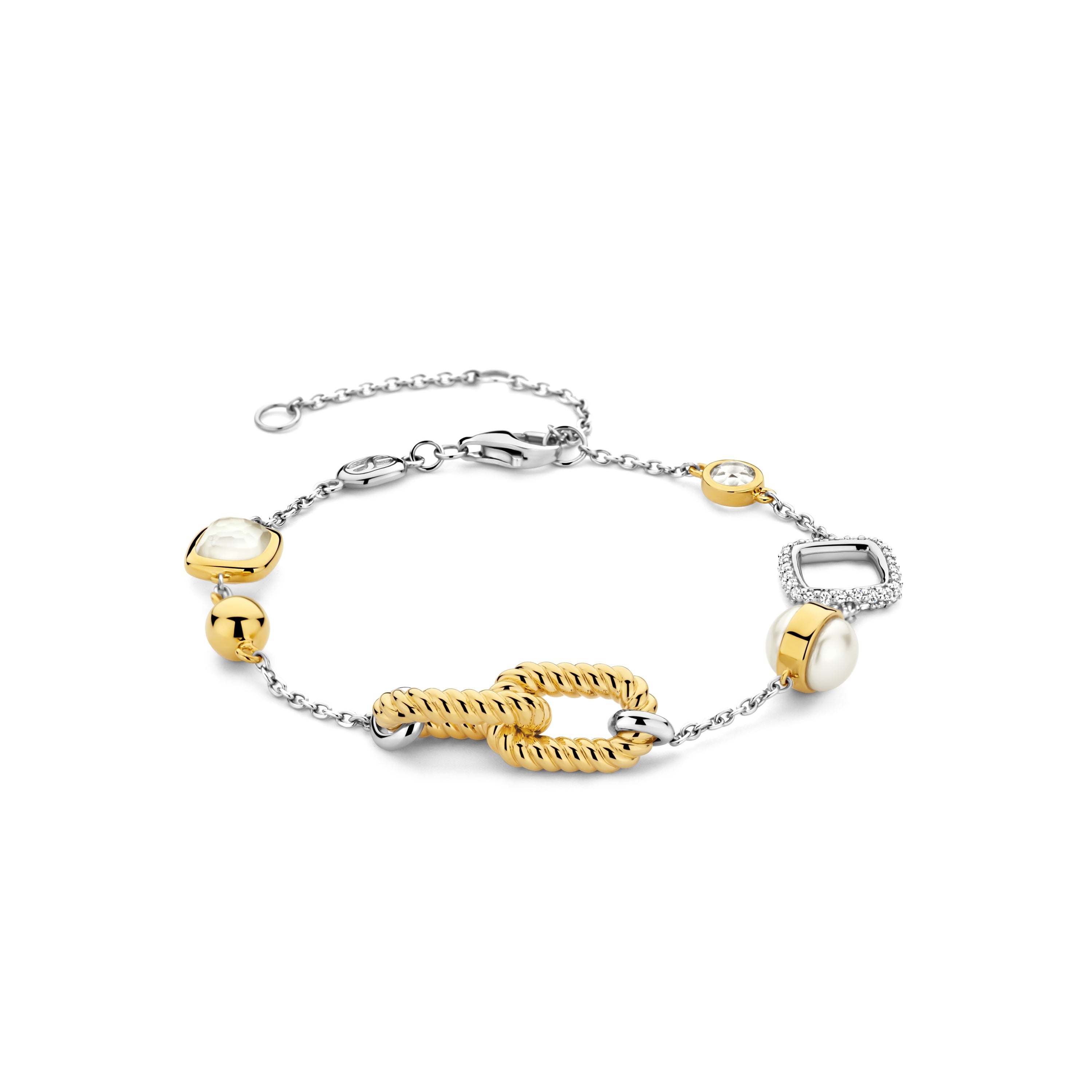 Rope Link Golden Bracelet