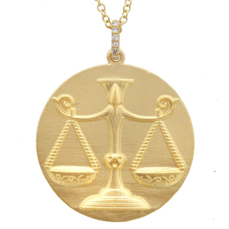 Libra Diamond Necklace