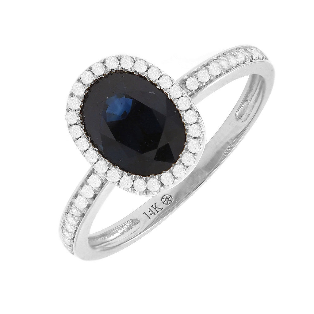 1.36ct Blue Sapphire Kate Ring