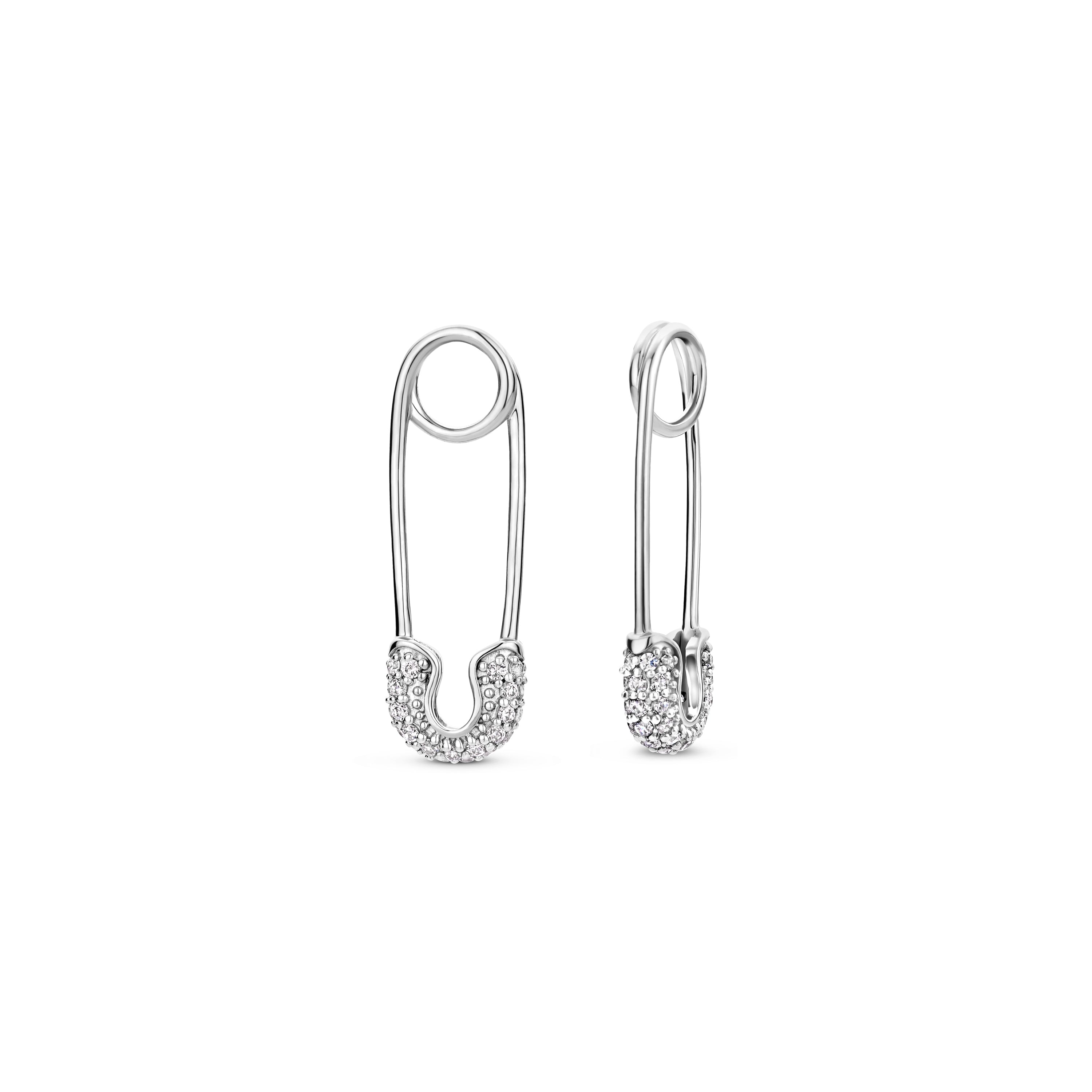 Safety Pin Sparkle Ear Charms
