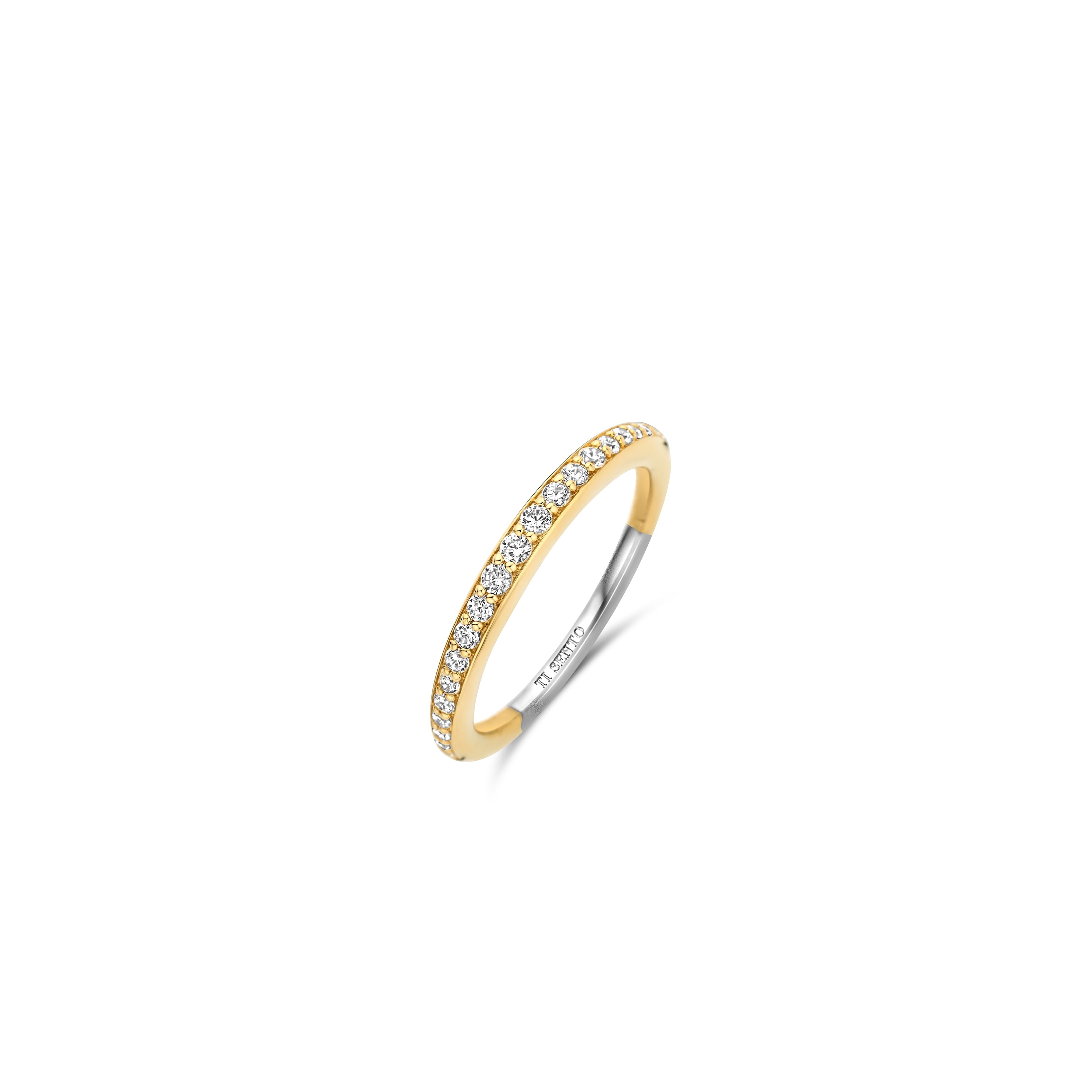 Thin Golden Sparkle Ring