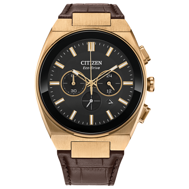 Axiom 43MM Rose/Brown Watch