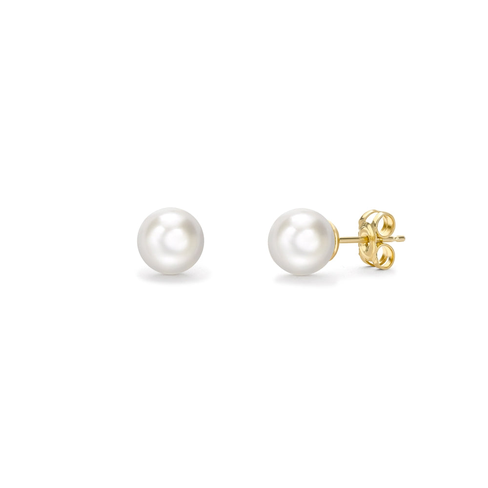 7MM Pearl Stud Earrings