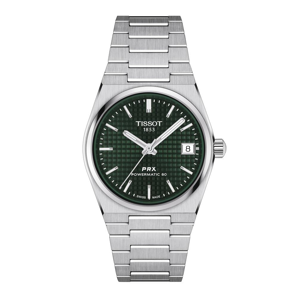 PRX Powermatic 35MM Green Waffle Watch