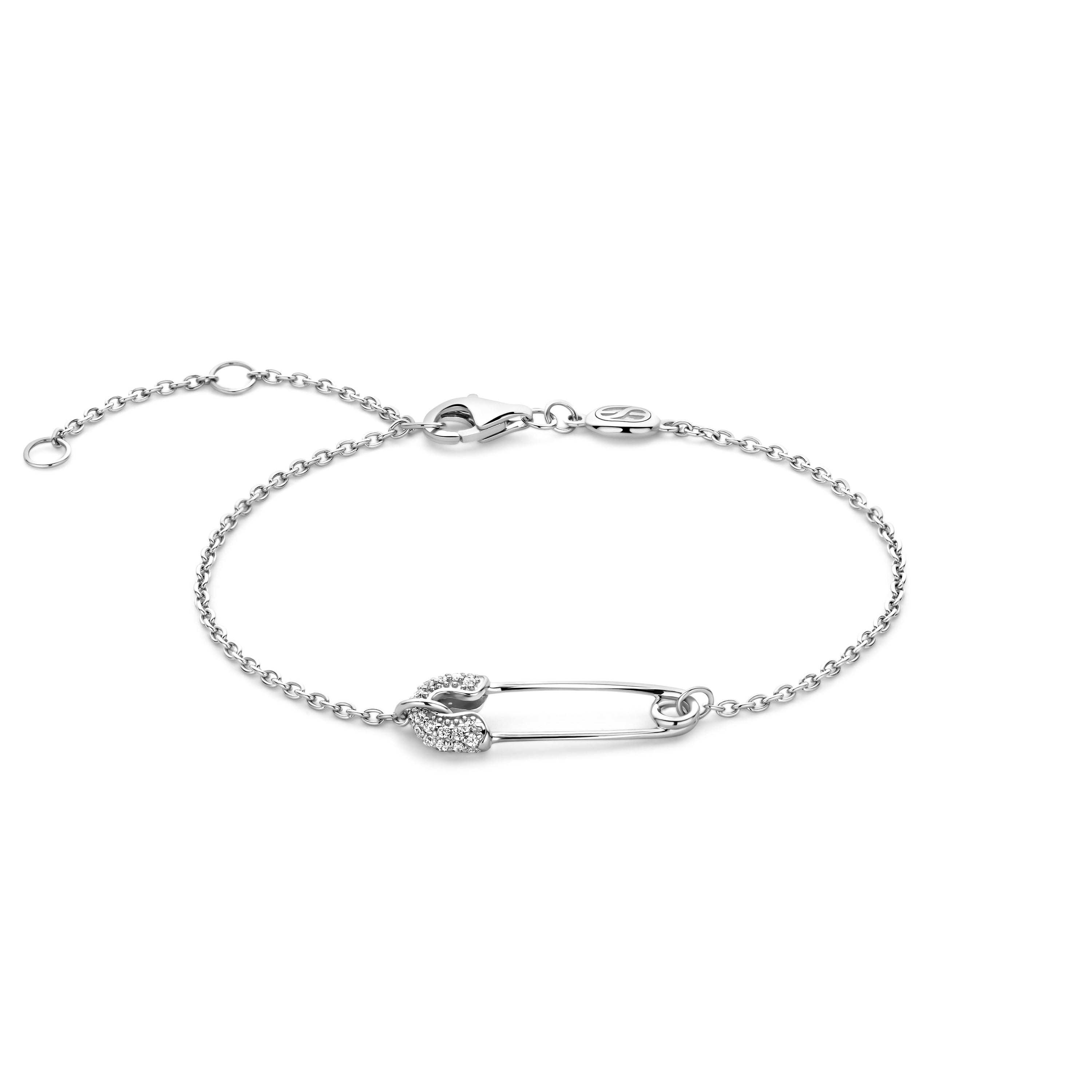 Safety Pin Sparkle Bracelet