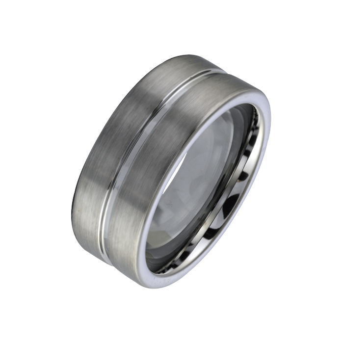 Tungsten Carbide Design 8mm Ring