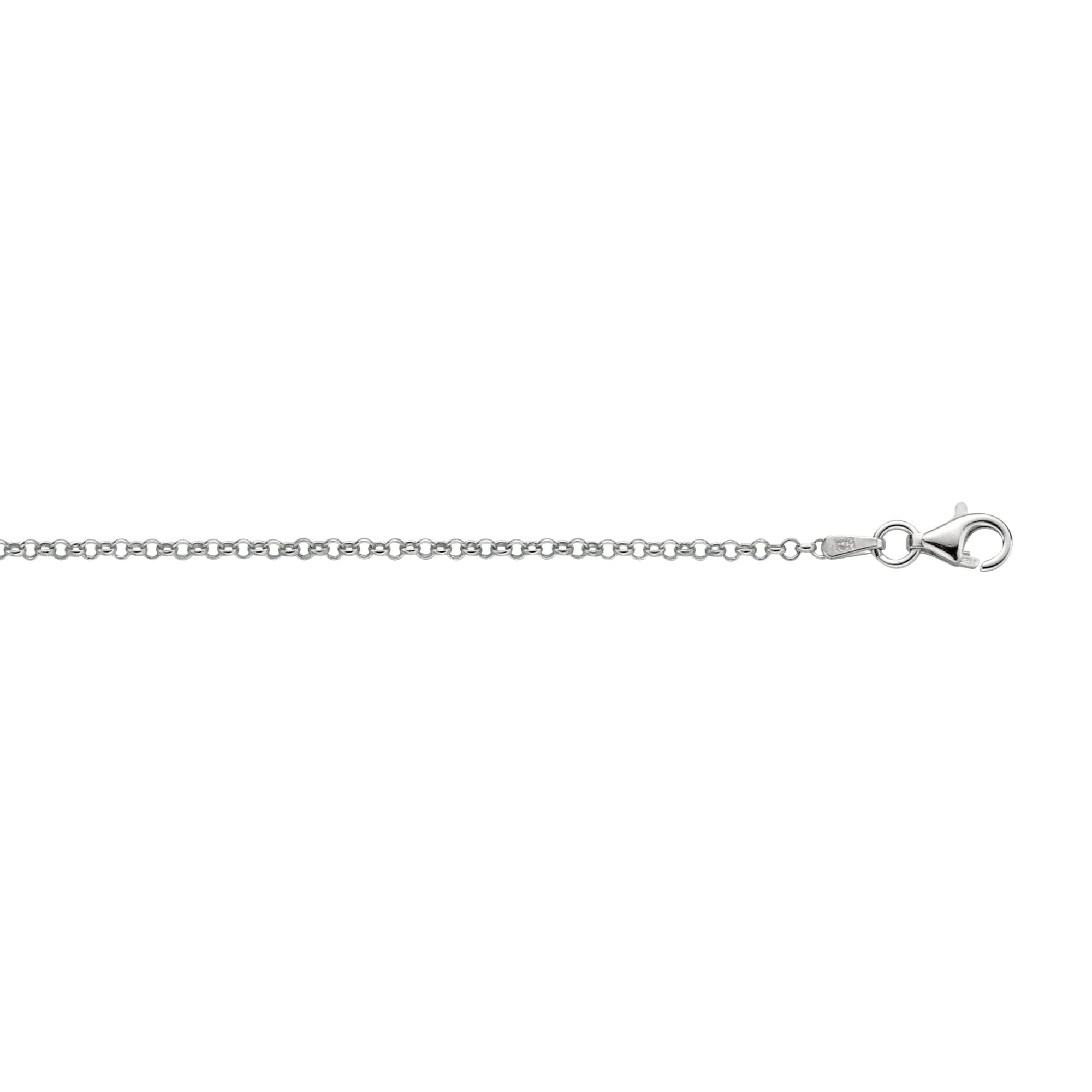 2mm Rolo Link Silver chain