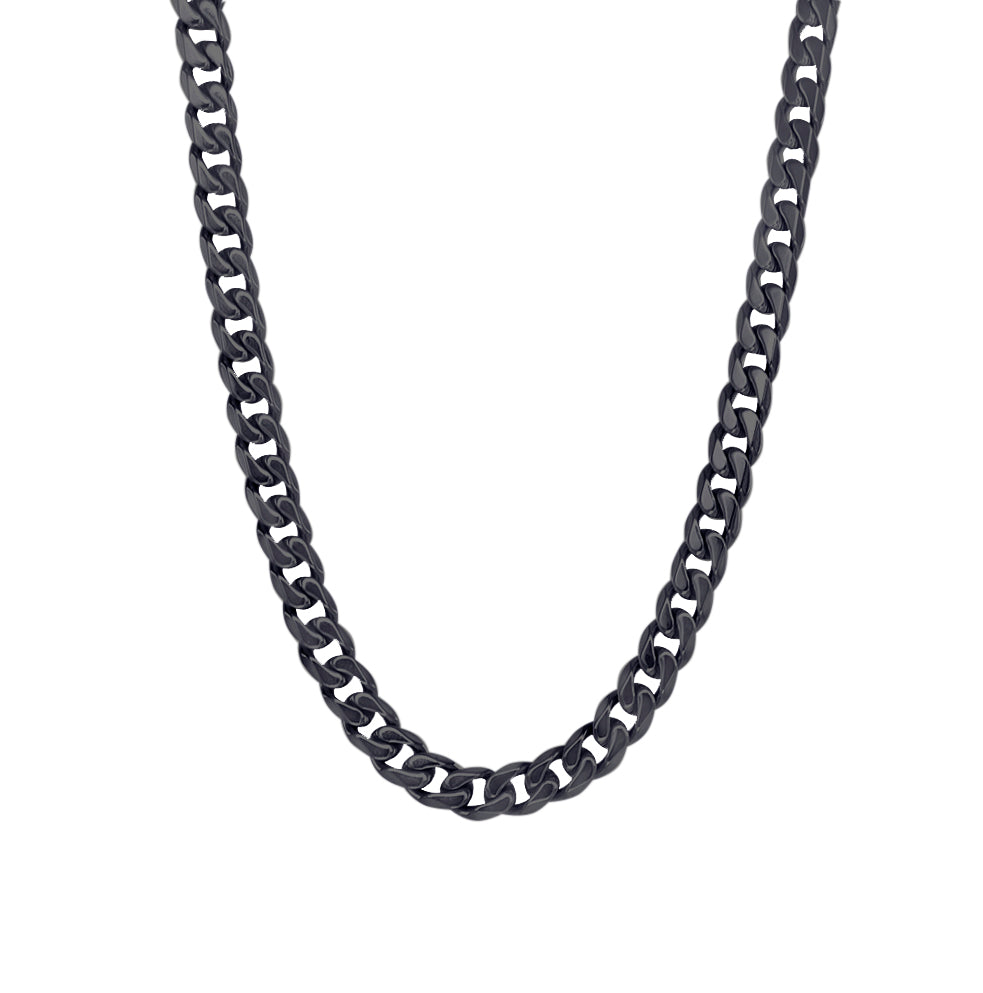 Black Curb Link Chain