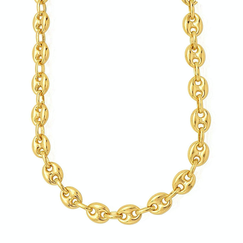 Puffed Mariner 8MM Link Necklace