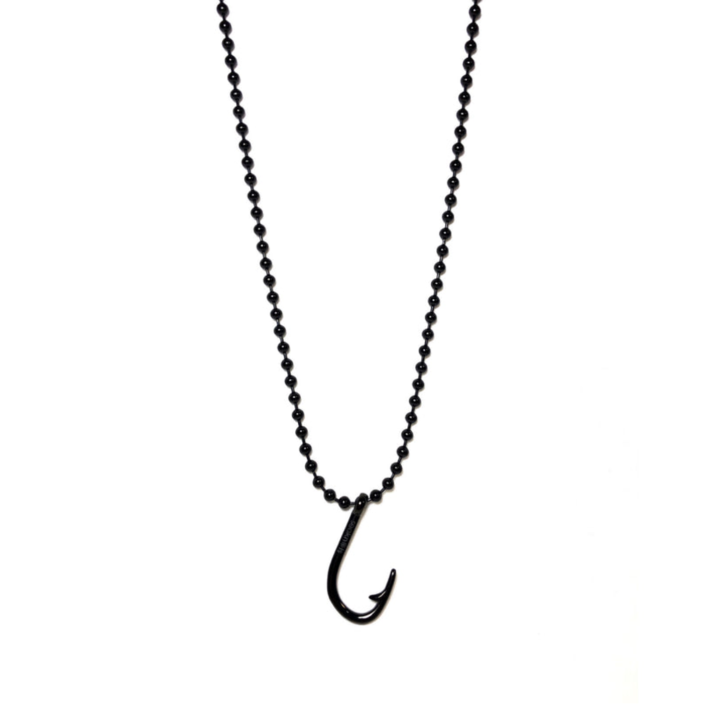 Hook Black Necklace