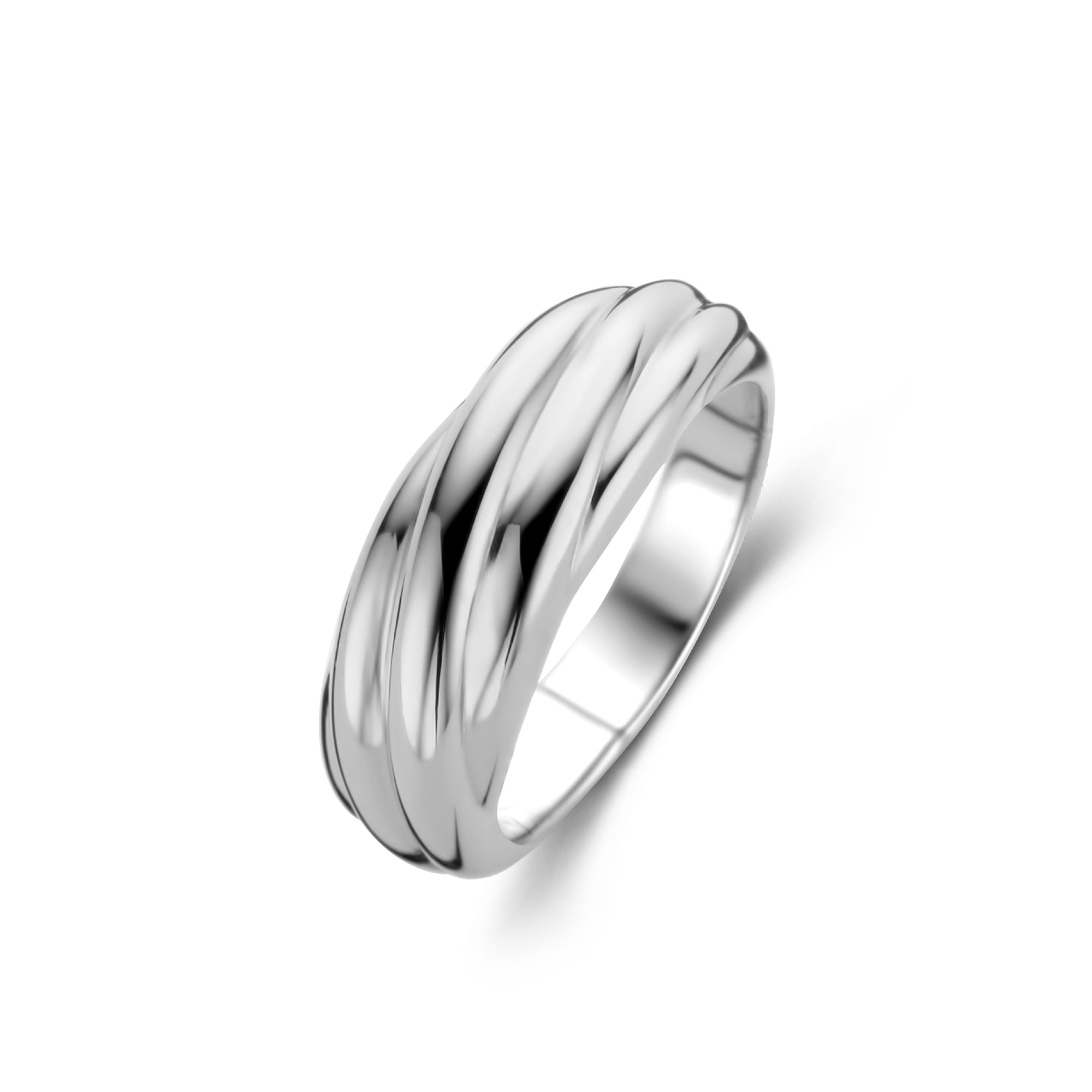 Medium Wave Silver Ring