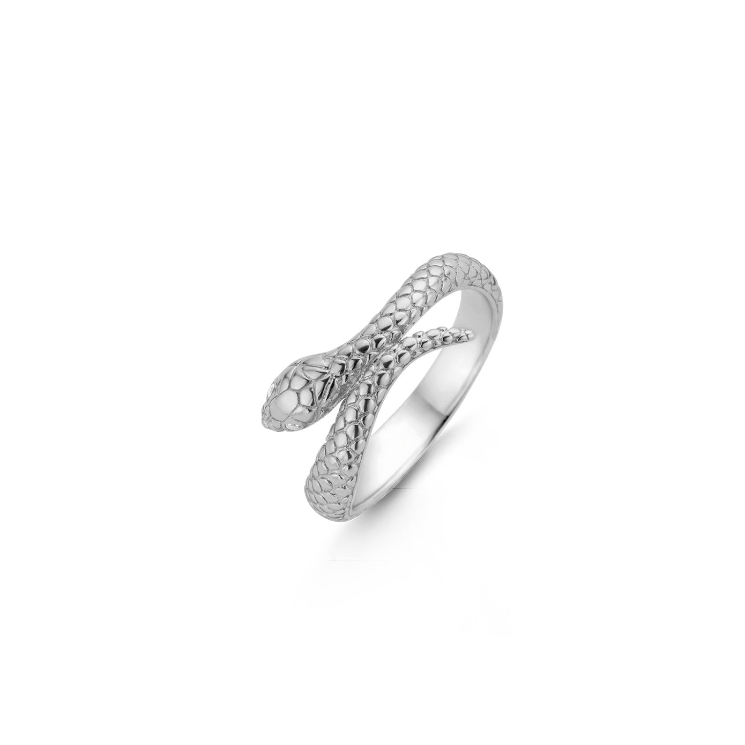 Sophisticated Snake Silver Ring