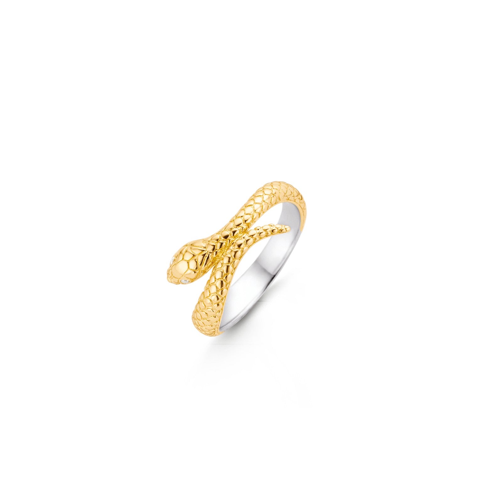 Sophisticated Snake Golden Ring