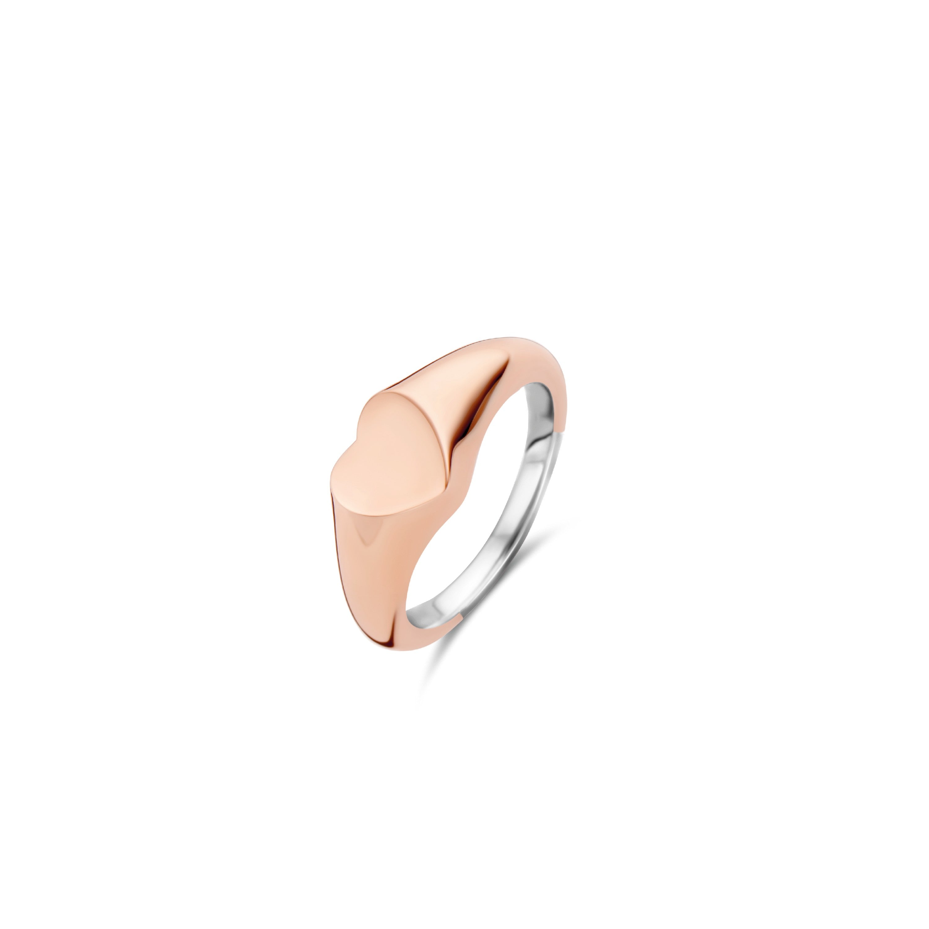 Heart Signet Rose Ring