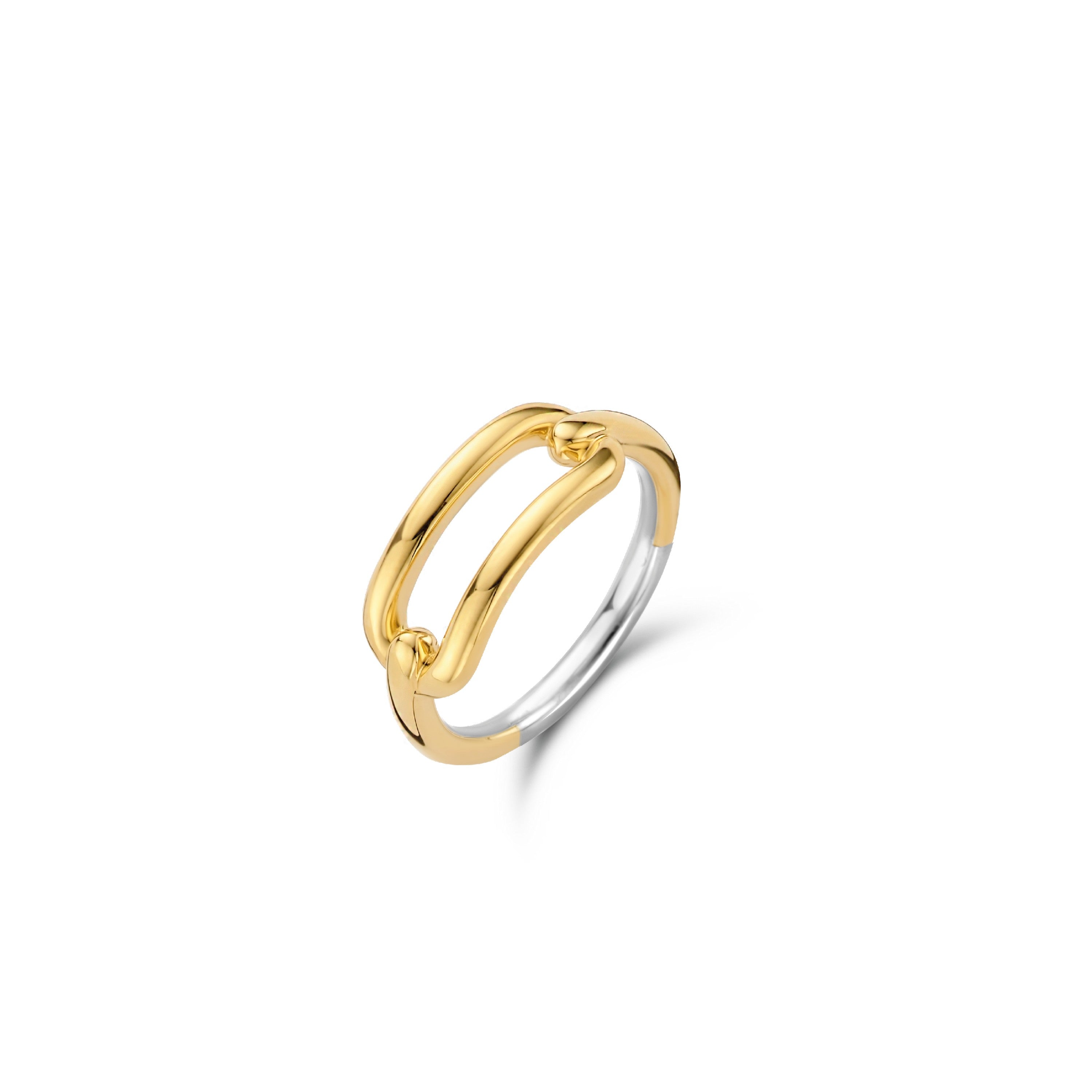 Golden Paper Clip Ring