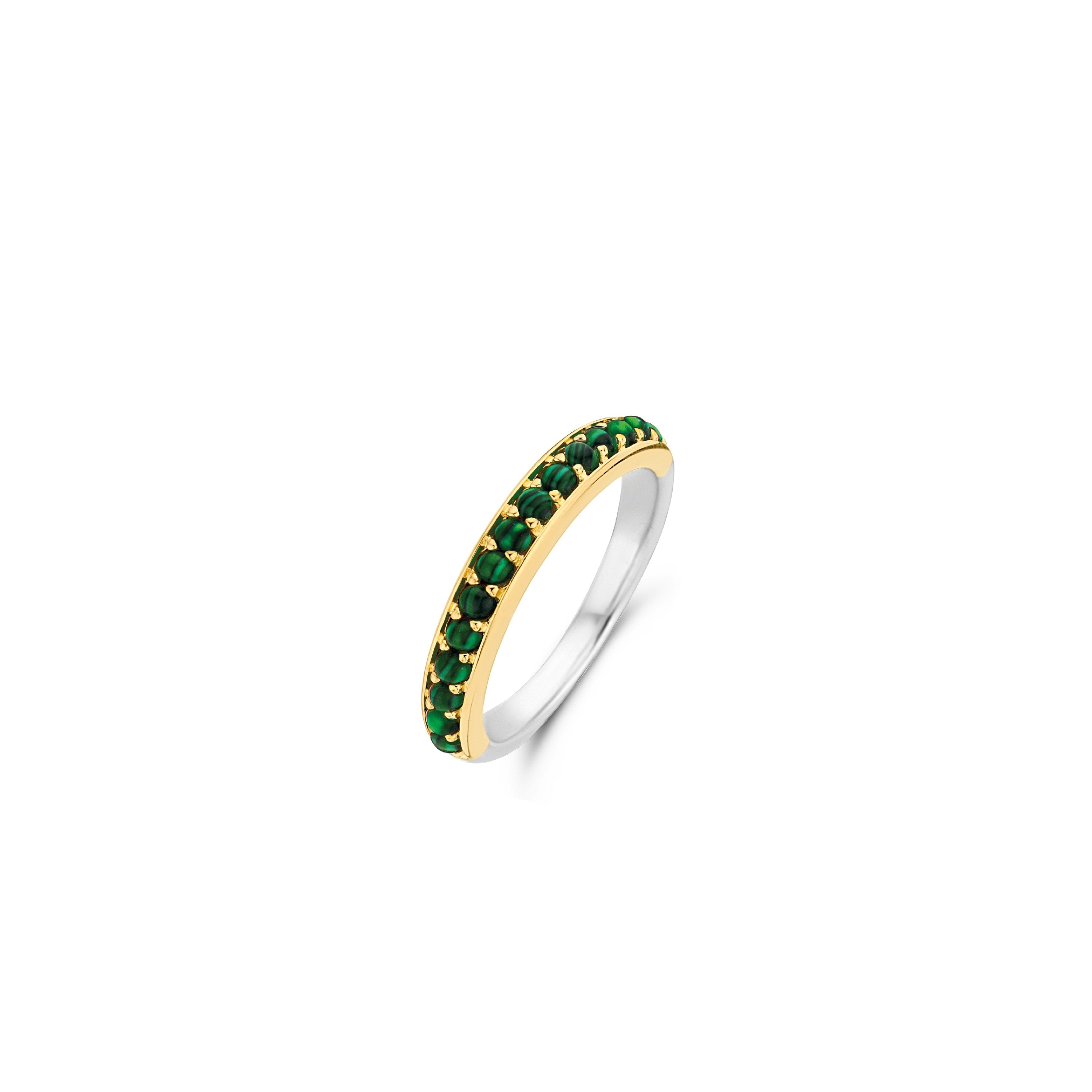 Radiant Green Malachite Ring