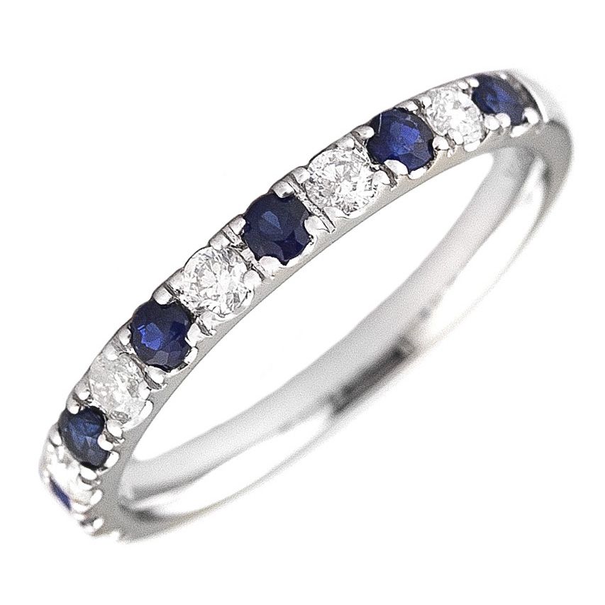 Sapphire and Diamonds Gold ring