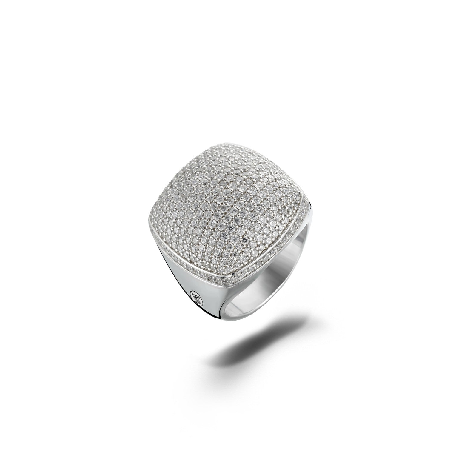 Spectacular Cocktail Silver Ring