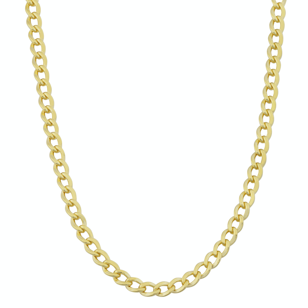 Cuban Flat 4.5mm Link Chain