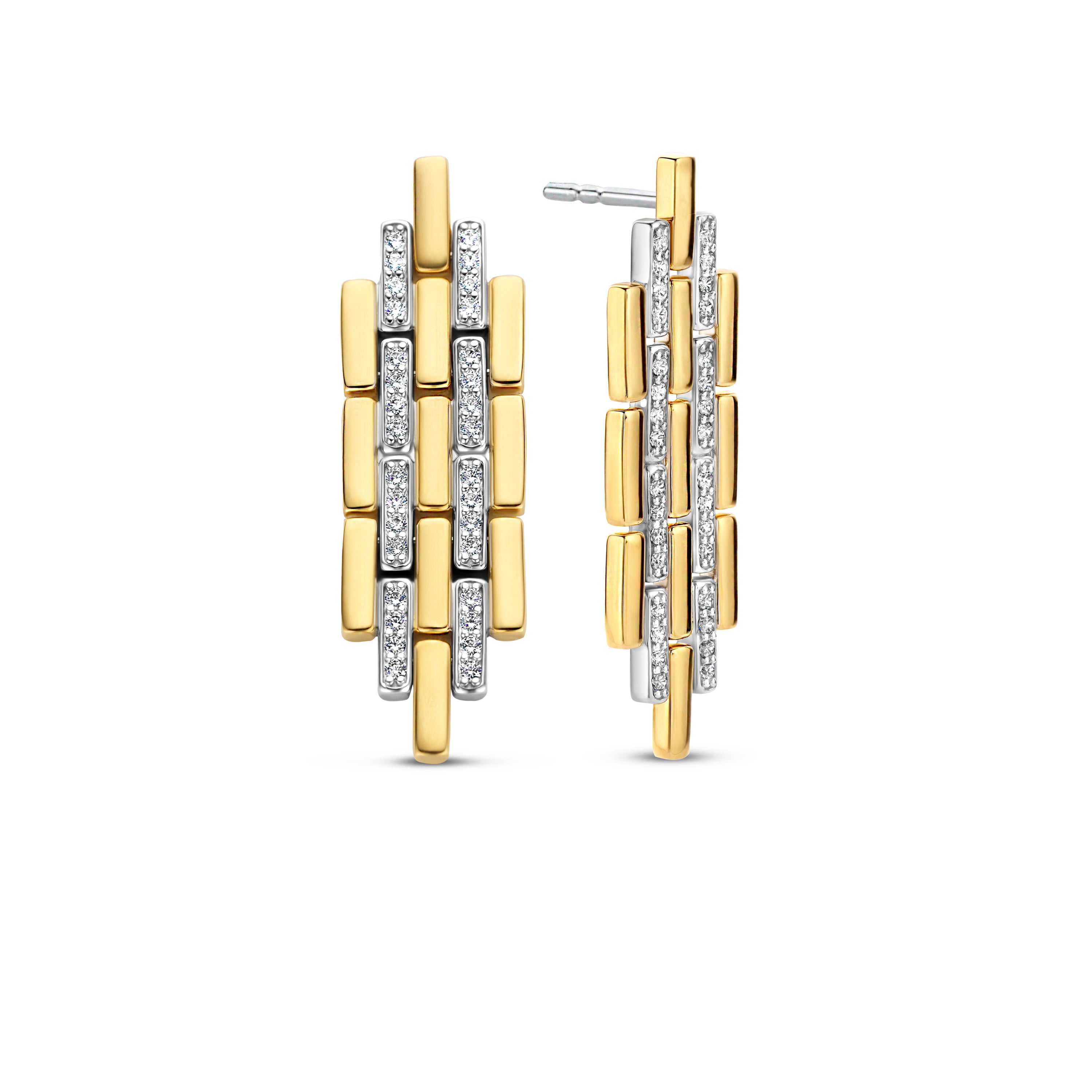 Cascading Link Earrings