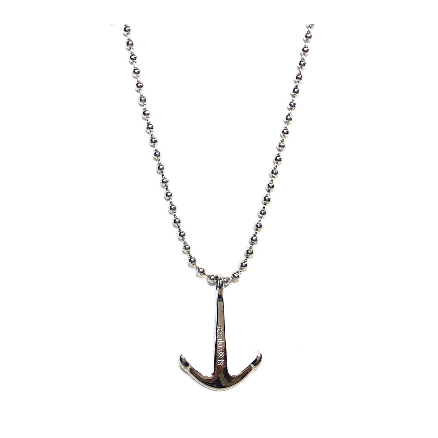 Anchor Silver Necklace