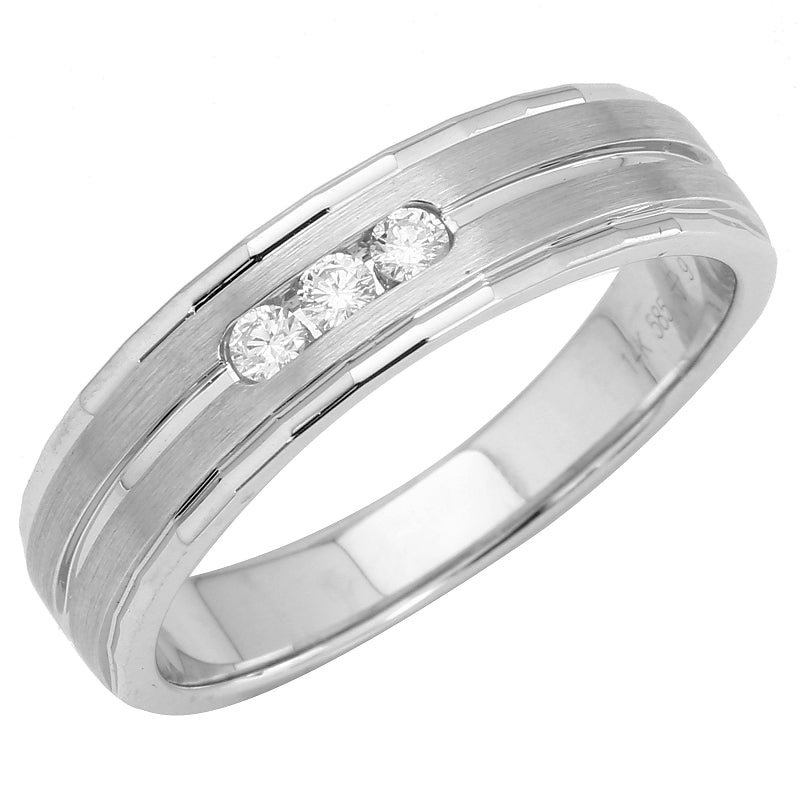 .14ct Diamonds White Gold Wedding Ring