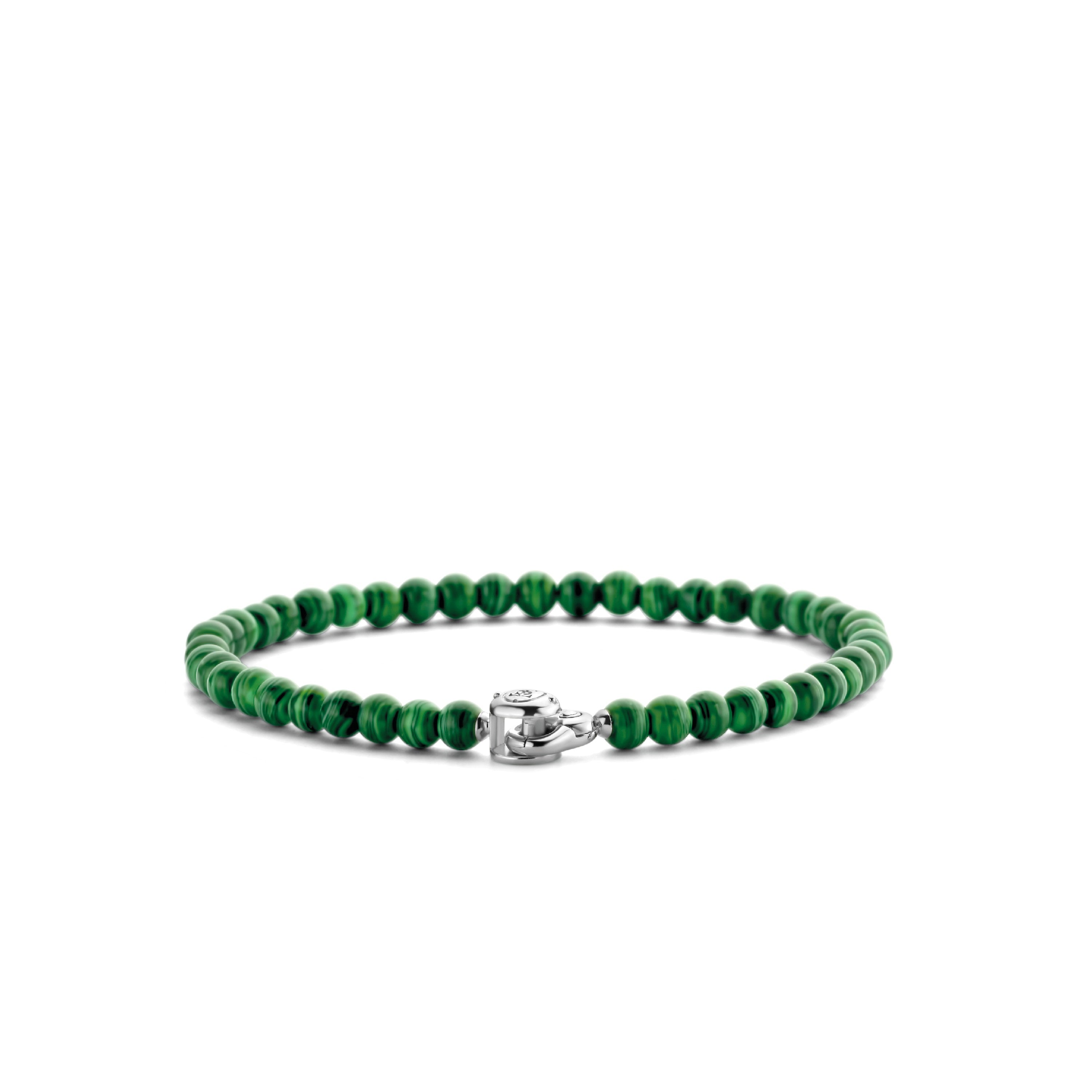 TOUS Silver Vermeil and Malachite Icon Color Bracelet | Plaza Las Americas