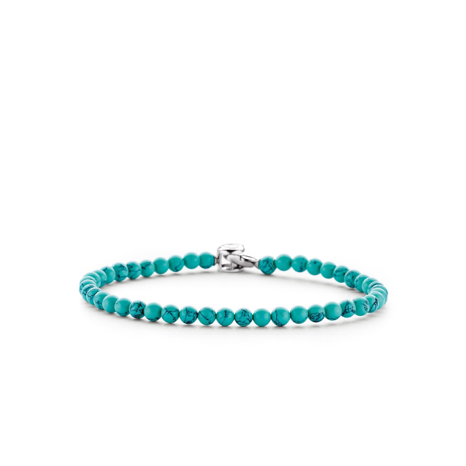 Radiant Turquoise Bead Bracelet