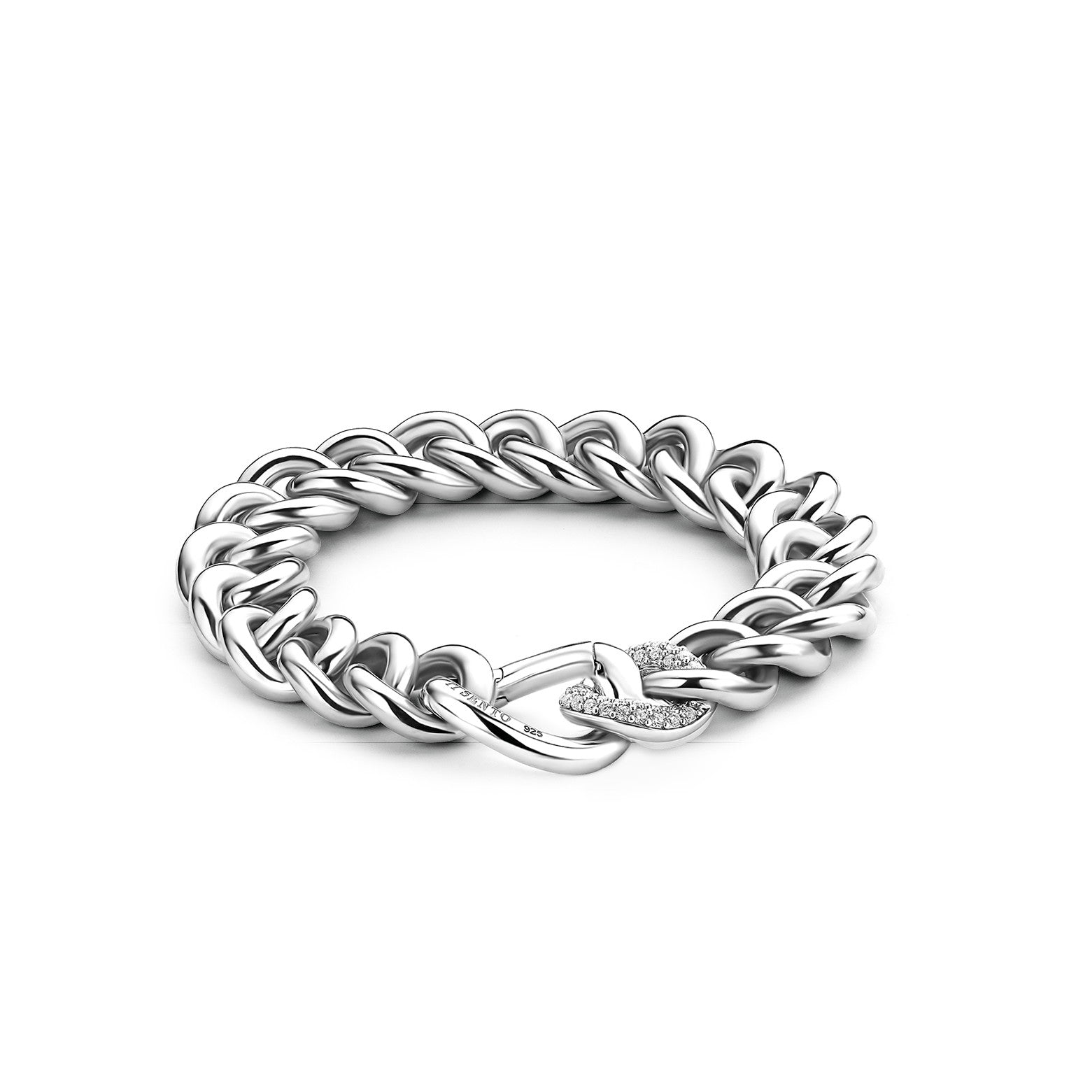 Forever Linked Chunky Silver Bracelet